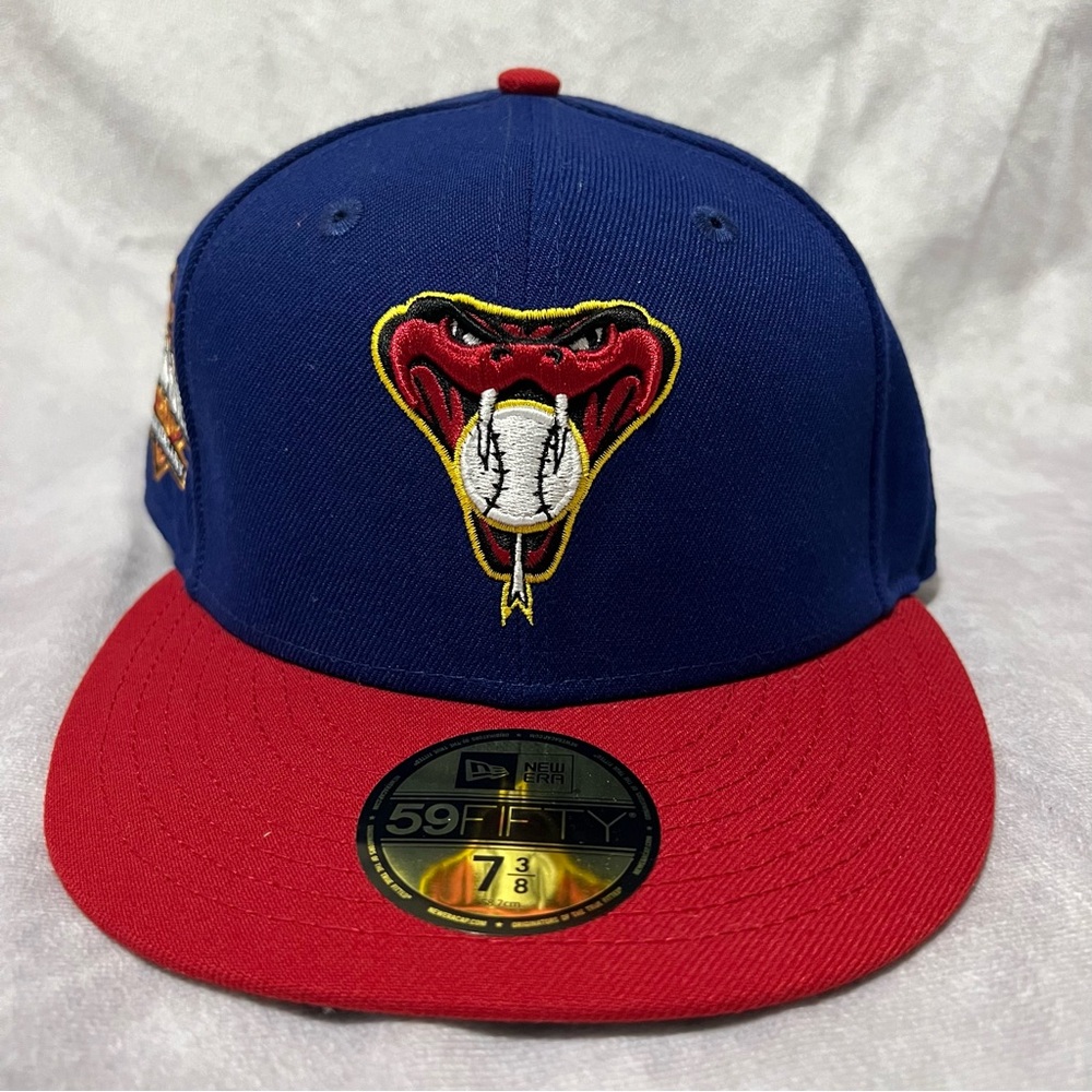 Hat Club Arizona Diamondbacks 2001 World Champions Anniversary Patch NWT 7 3/8